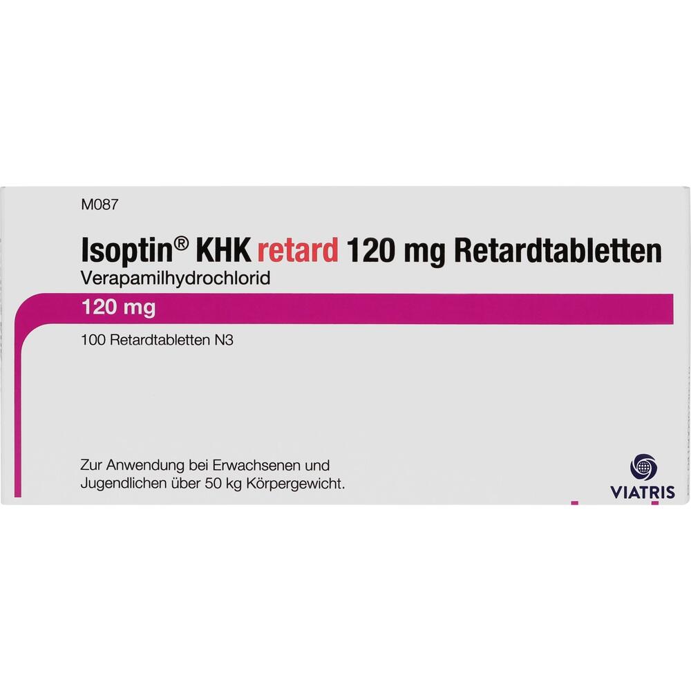 Isoptin KHK retard 120mg 100 St Retard-Tabletten