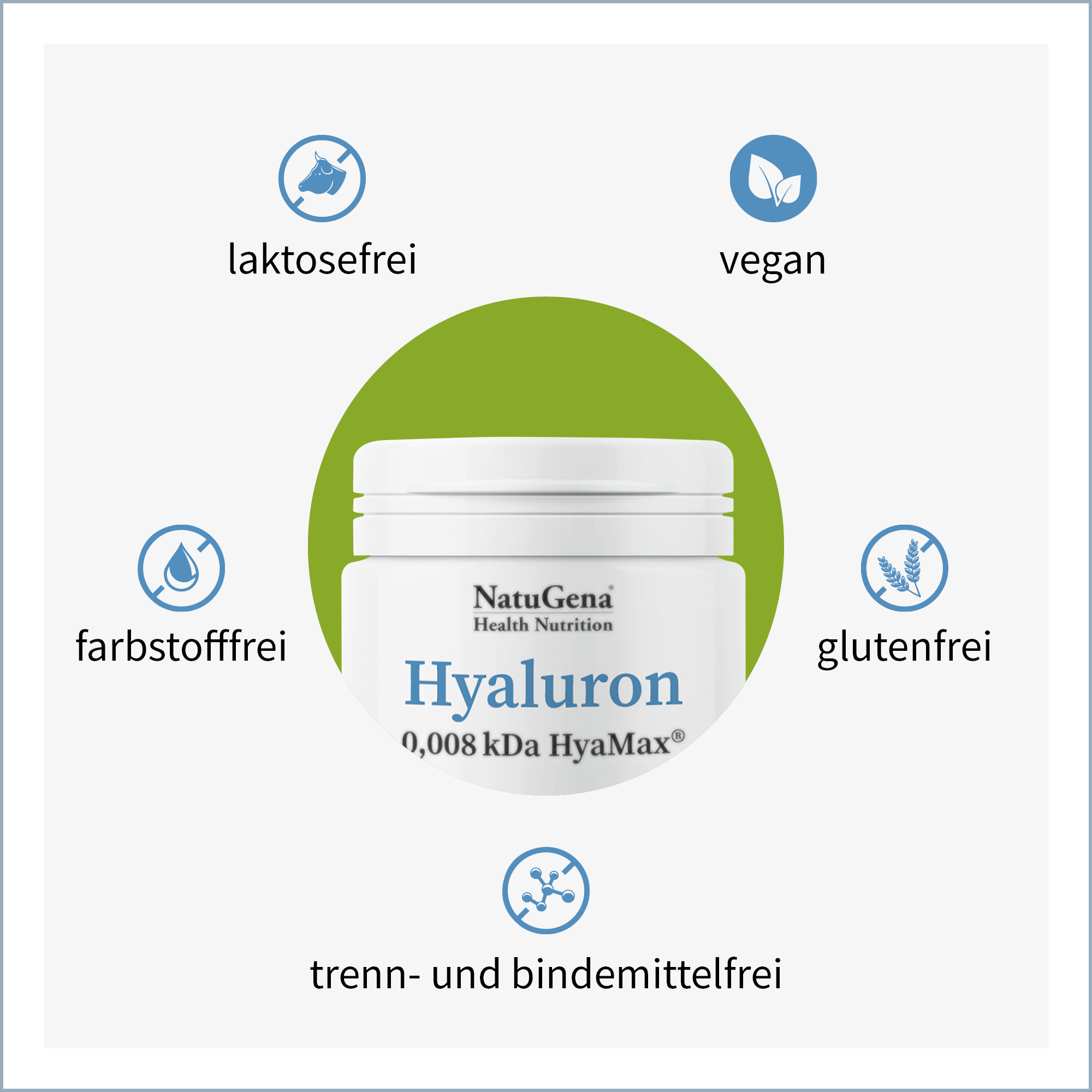 NatuGena Hyaluron 90 St Kapseln