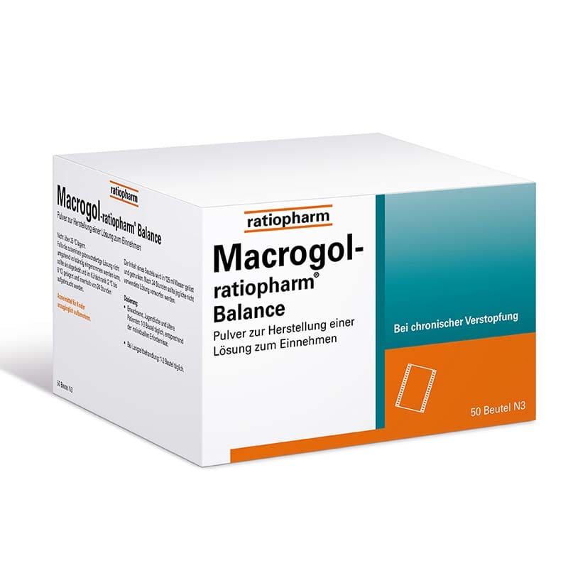 Macrogol-ratiopharm Balance 50 St Pulver zur Herstellung einer Lösung zum Einnehmen