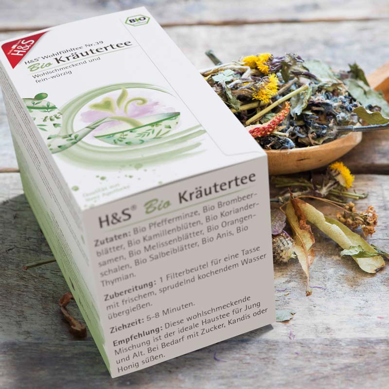 H&S Wohlfühltee Kräutertee 20X1.5 g Filterbeutel