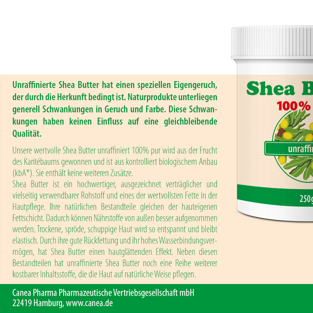 Sheabutter Unraffiniert 100% pur 250 g 250 g
