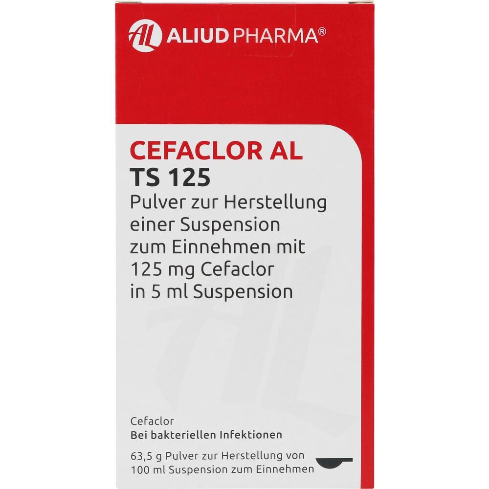 Cefaclor AL TS 125 100 ml Pulver zur Herstellung einer Suspension zum Einnehmen