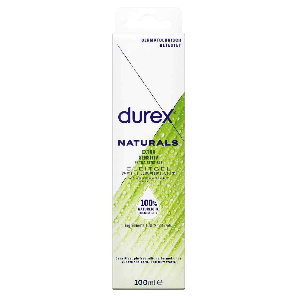 durex NATURALS EXTRA SENSITIV GLEITGEL 100 ml Gel