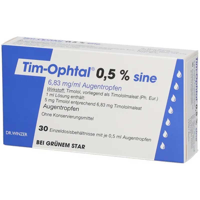 Tim-Ophtal 0,5% sine Augentropfen 0,5ml 30X0.5 ml Augentropfen