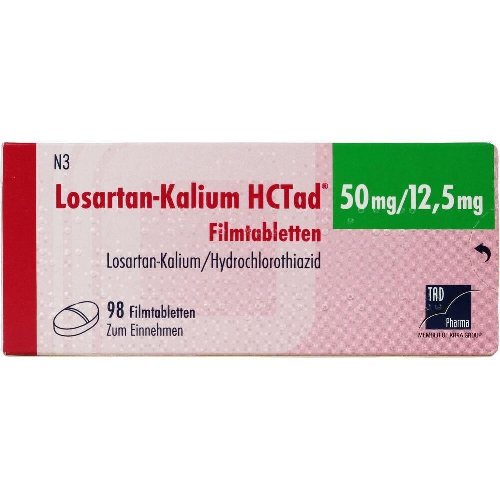 Losartan-Kalium HCTad 50mg/12,5mg 98 St Filmtabletten