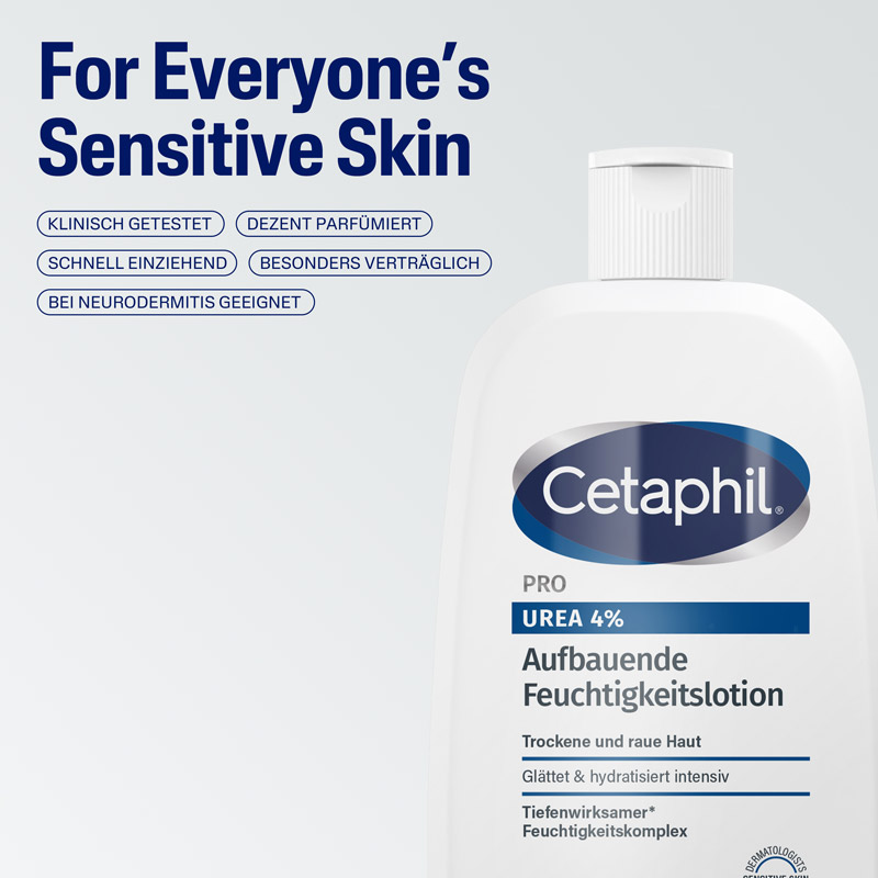Cetaphil PRO UREA 4% Aufbauende Feuchtigkeitslotion 500 ml Lotion