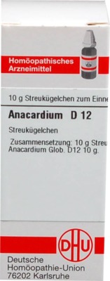 ANACARDIUM D 12 Globuli 10 g Globuli
