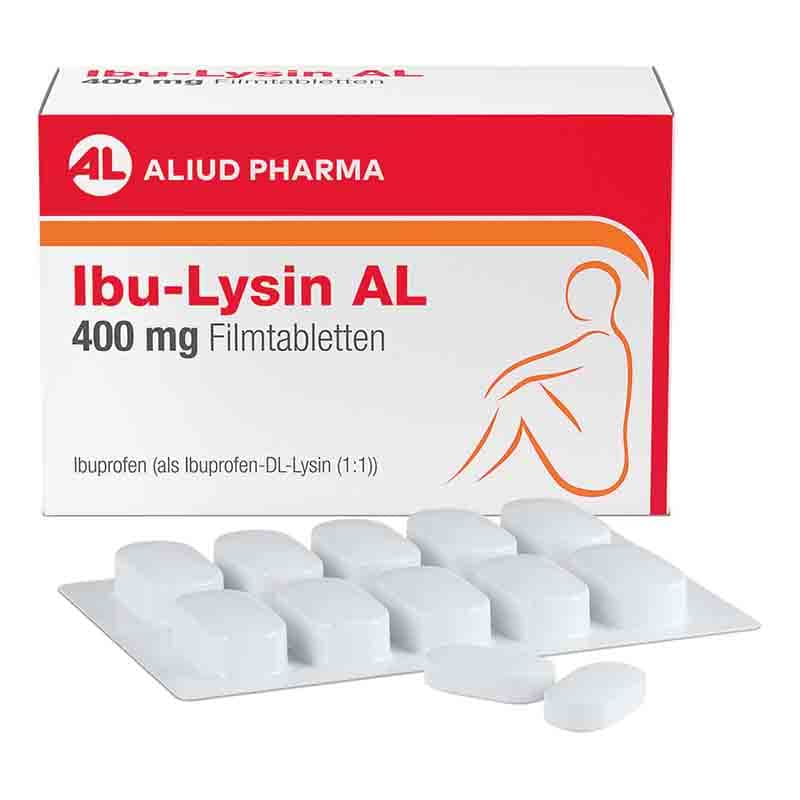 Ibu-Lysin AL 400 mg Filmtabletten bei akuten Schmerzen