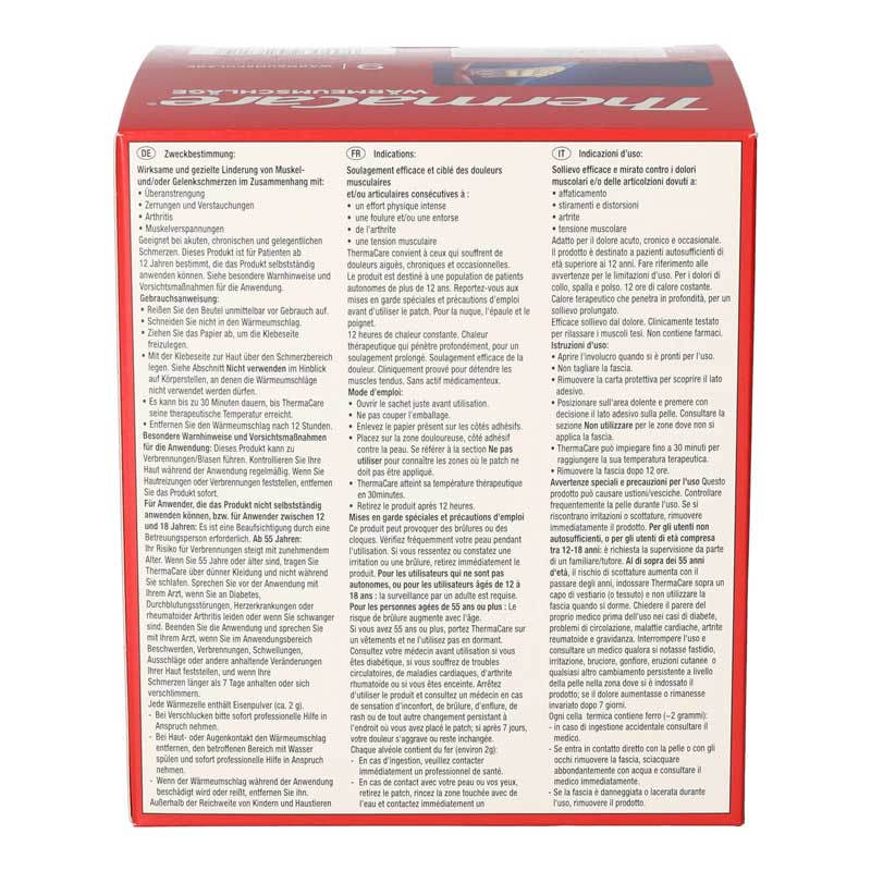 ThermaCare WÄRMEAUFLAGEN FÜR NACKEN & SCHULTER 9 St