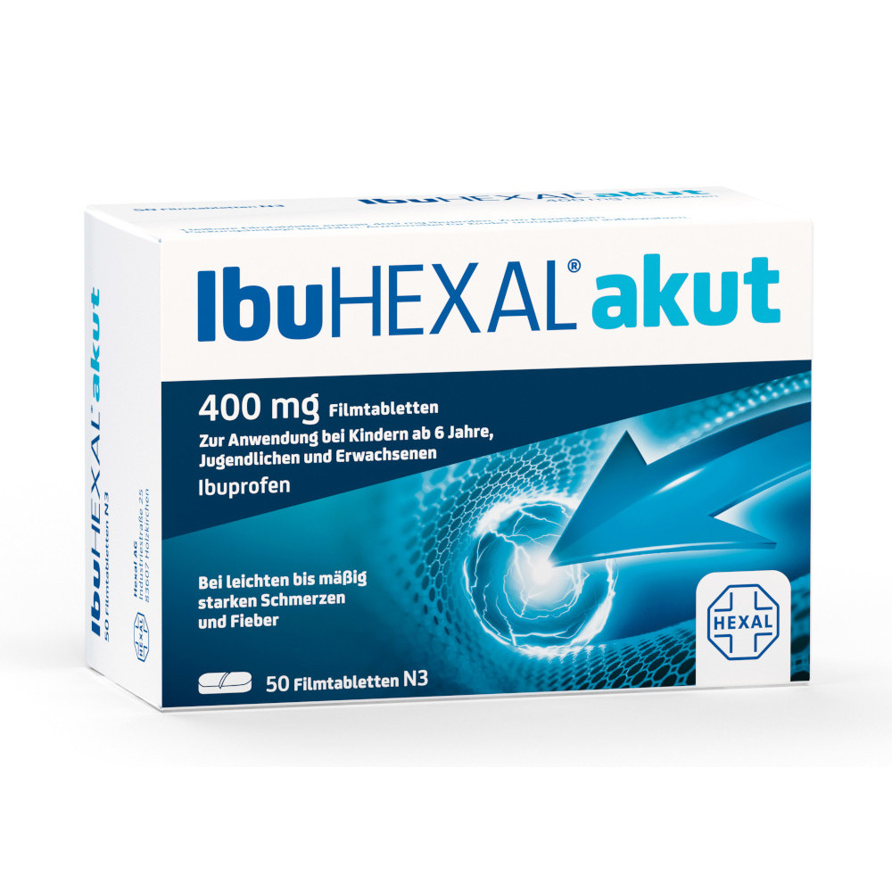IbuHEXAL akut 400mg 50 St Filmtabletten