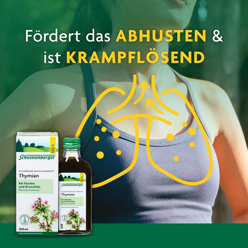 Schoenenberger Naturreiner Heilpflanzensaft Thymian 200 ml Saft