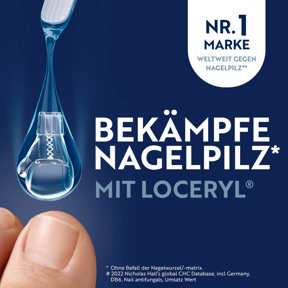 Loceryl Nagellack GEGEN NAGELPILZ DIREKT-Applikator 5 ml Wirkstoffhaltiger Nagellack