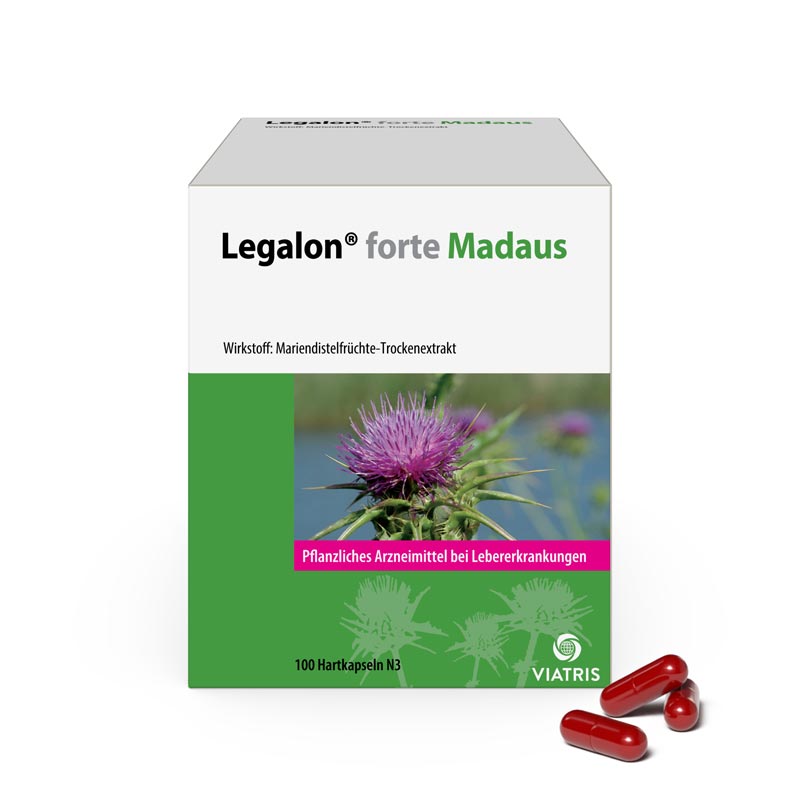 Legalon forte Madaus 100 St Hartkapseln