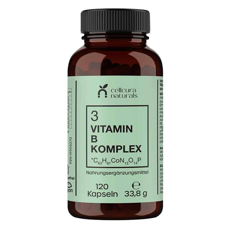 cellcura naturals VITAMIN B KOMPLEX 120 St Kapseln