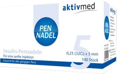 PEN NADELN Universal 5 Kanülen 0,23x5 mm 32 G 100 St Kanüle