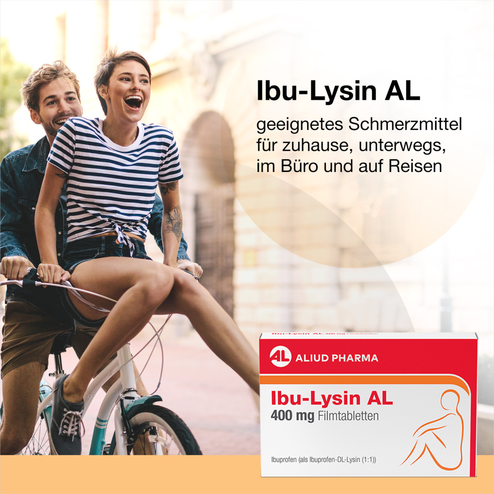 Ibu-Lysin AL 400 mg Filmtabletten bei akuten Schmerzen