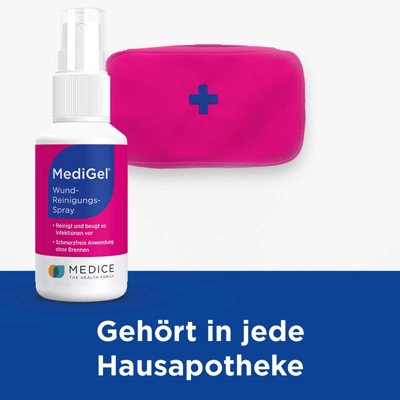 MediGel Wundreinigungsspray zum Säubern von Wunden 50 ml Spray