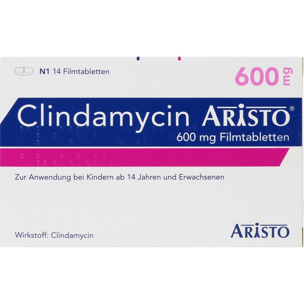 Clindamycin Aristo 600 mg 14 St Filmtabletten