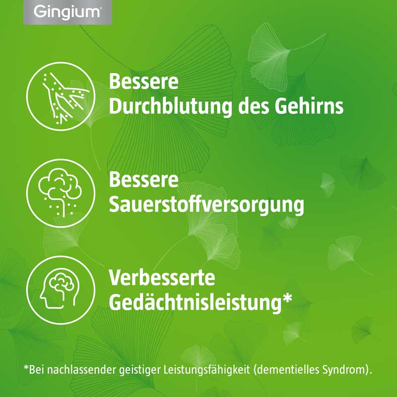 Gingium 120 mg  60 St Filmtabletten