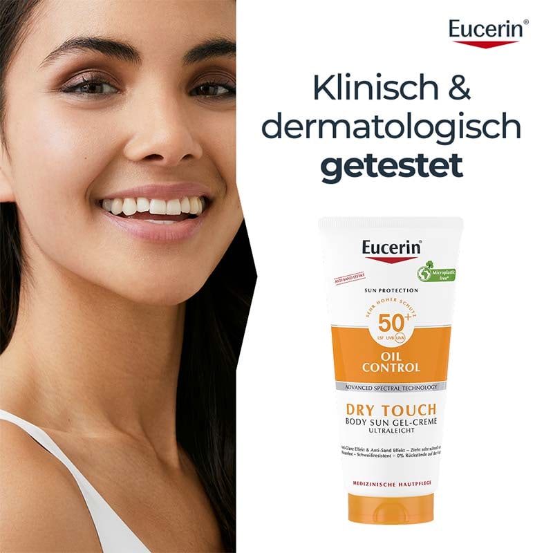 Eucerin SUN OIL CONTROL DRY TOUCH BODY SUN GEL-CREME ULTRALEICHT LSF 50+  200 ml Creme