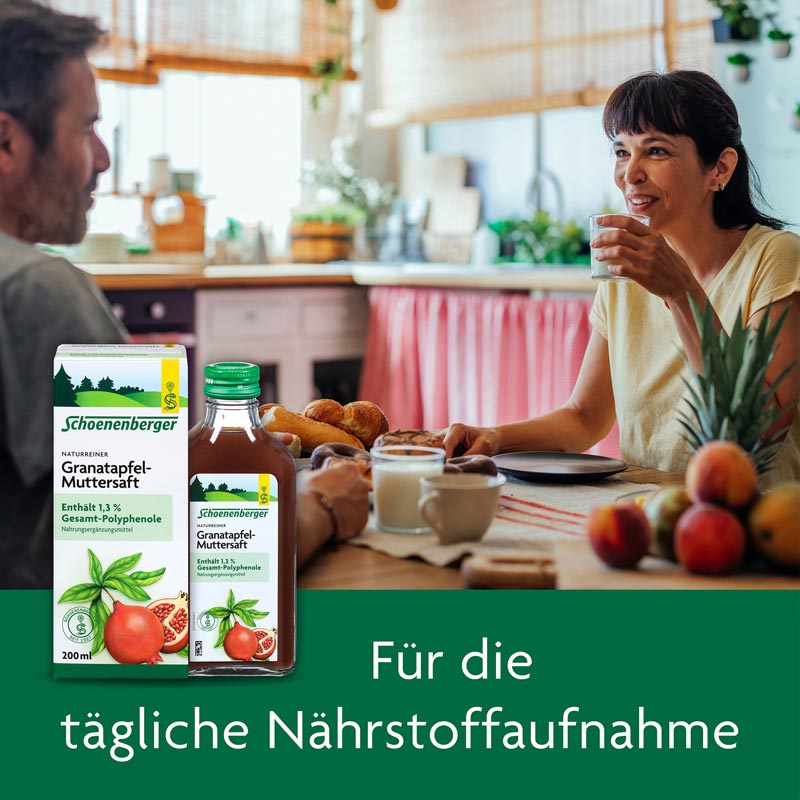 Schoenenberger Naturreiner Granatapfel-Muttersaft  200 ml Saft