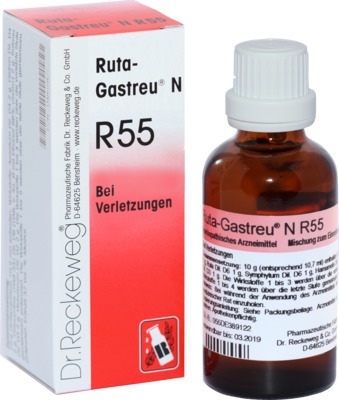 RUTA GASTREU N R 55 Tropfen zum Einnehmen 22 ml Mischung