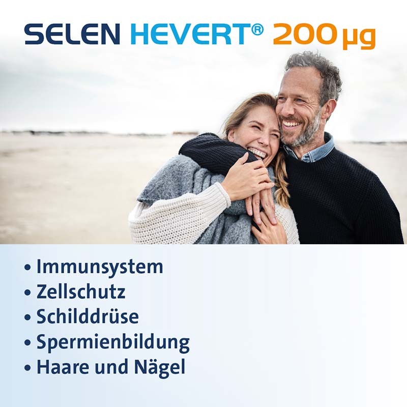 SELEN HEVERT 200 Mikrogramm 100 St Tabletten