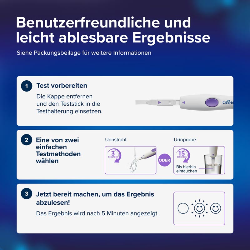 Clearblue Ovulation und Schwangerschaftstest 12 St Kombipackung