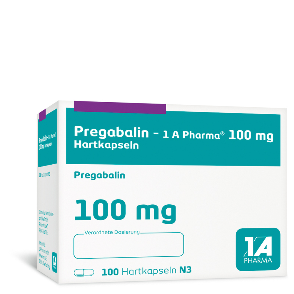 Pregabalin-1 A Pharma 100mg 100 St Hartkapseln