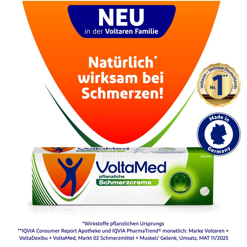 VoltaMed pflanzliche Schmerzcreme - Jetzt 20% sparen- Jetzt 20% sparen - Jetzt 20% sparen 150 g Creme