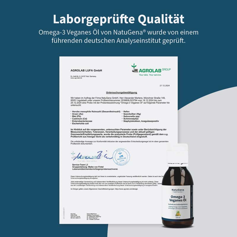 NatuGena Omega-3 Veganes Öl 100 ml Öl