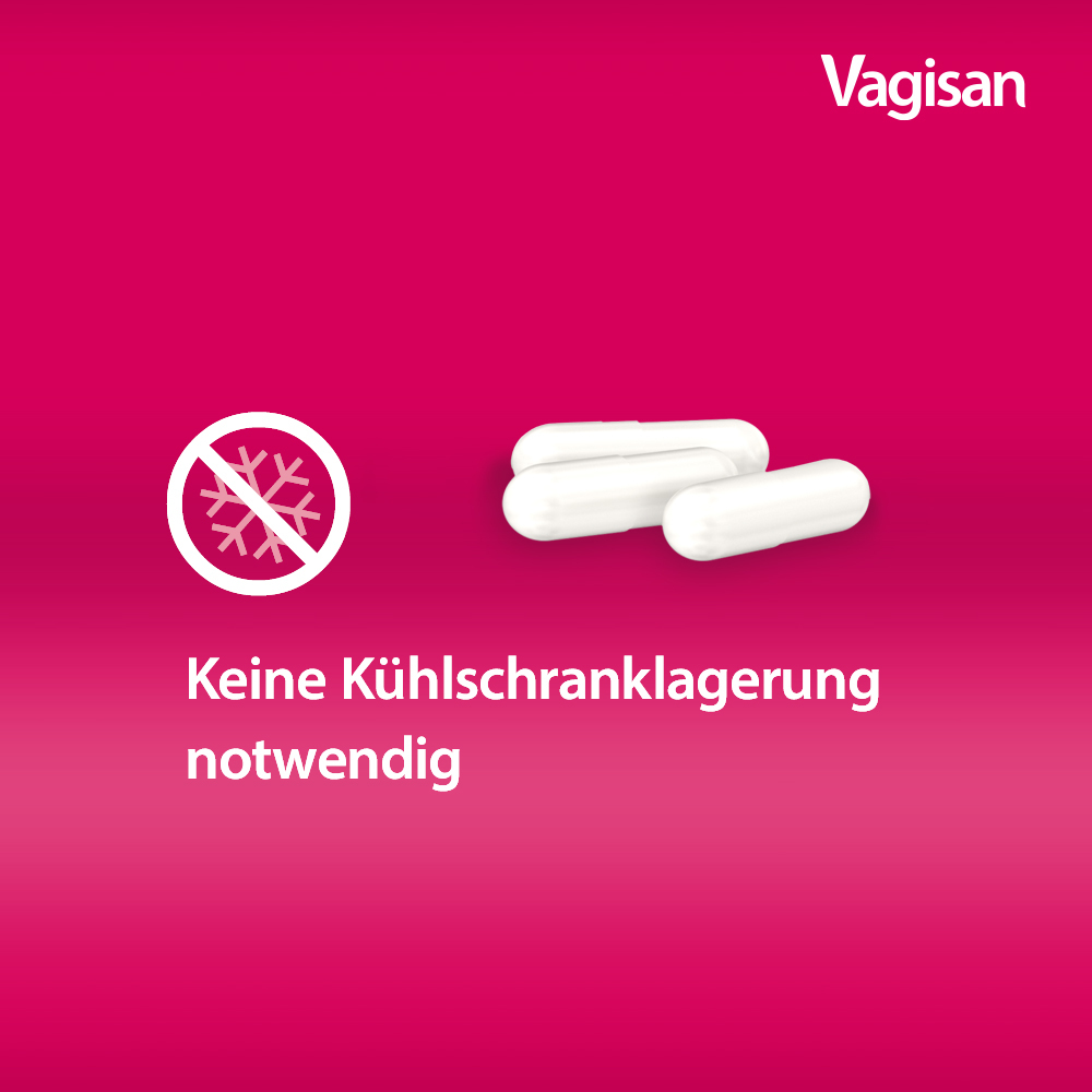 Vagisan ProbioFlora Milchsäure-Bakterien - Vaginalkapseln 8 St Vaginalkapseln