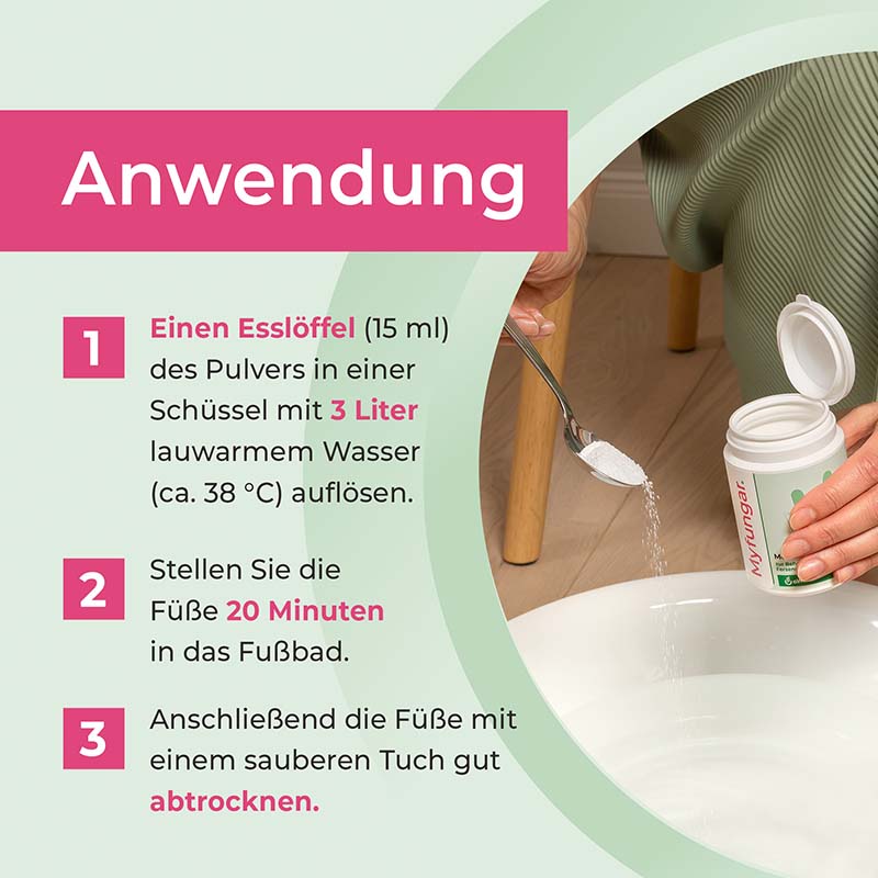 Myfungar Medizinisches Fußbad 250 g Granulat