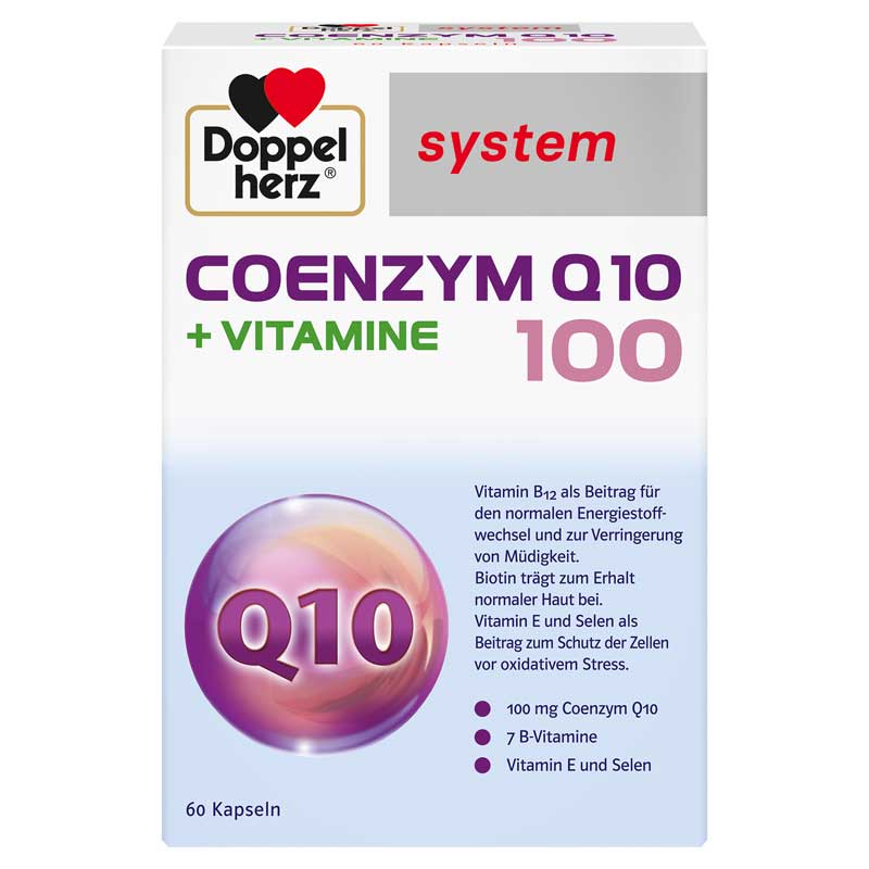 Doppelherz system COENZYM Q10 100 + VITAMINE 60 St Kapseln
