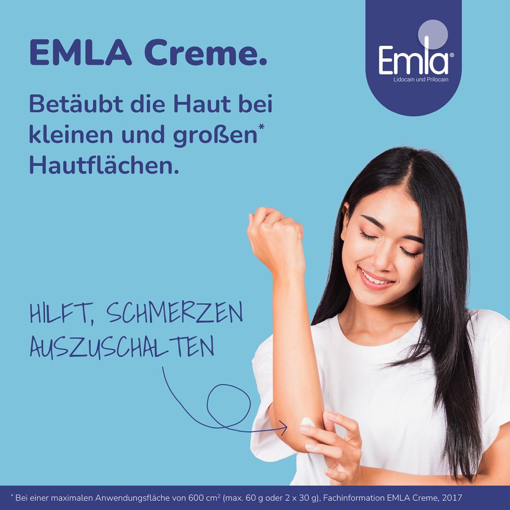 Emla 25 Mg/g + 25 Mg/g Creme 30 g Creme