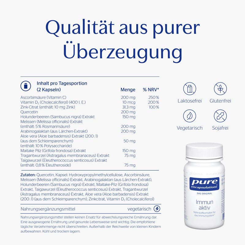 pure encapsulations Immun aktiv 30 St Kapseln