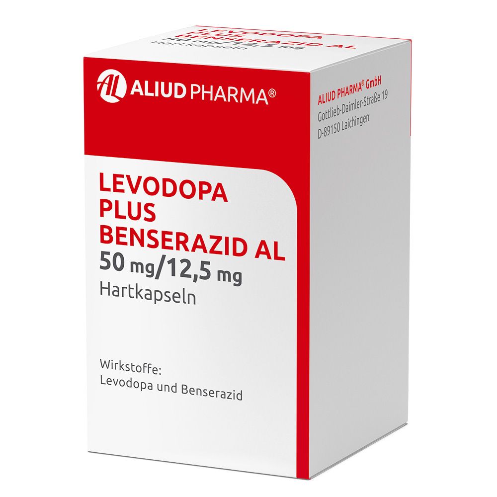 LEVODOPA PLUS BENSERAZID  AL 50mg/12,5mg 100 St Hartkapseln