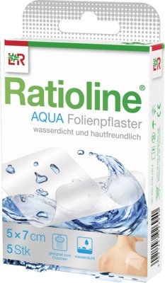 RATIOLINE aqua Duschpflaster 5x7 cm 5 St Pflaster