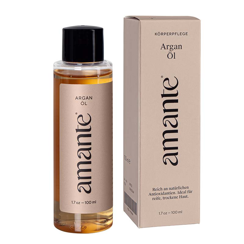 Arganöl 100% Rein Hautpflegeöl Amante 100 ml Öl