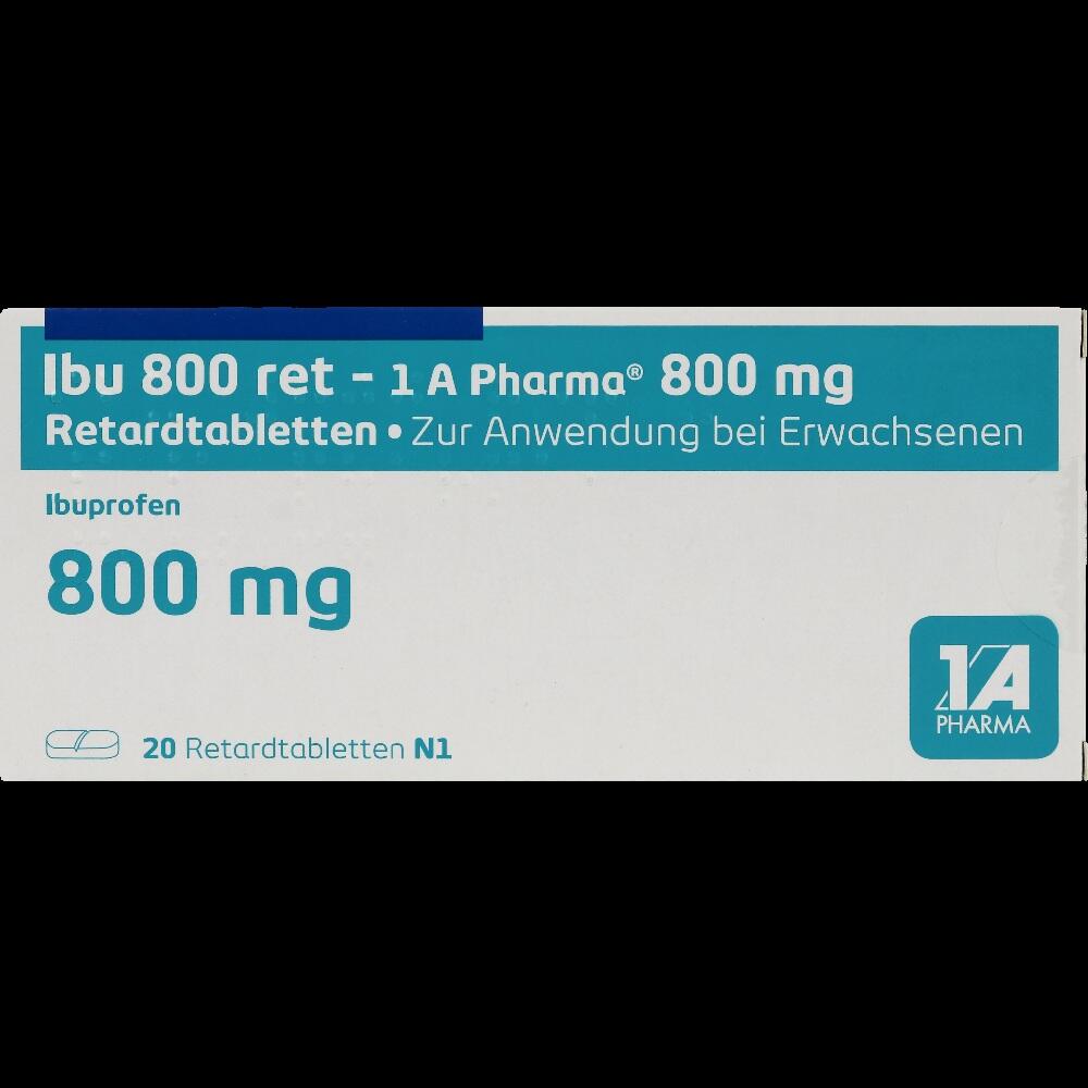 Ibu 800 ret-1 A Pharma 20 St Retard-Tabletten
