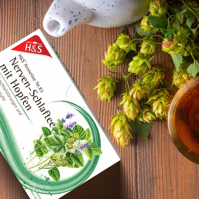 H&S Arzneitee Nerven- und Schlaftee mit Hopfen 20X1.5 g Filterbeutel