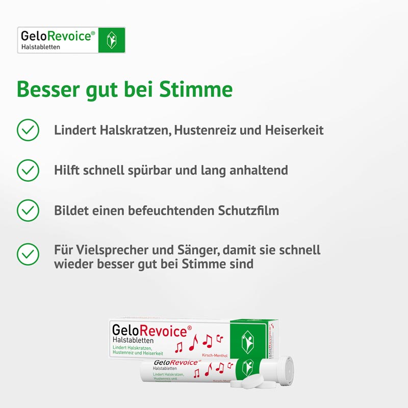 GeloRevoice Kirsch-Menthol 5er Set 5X20 St Lutschtabletten