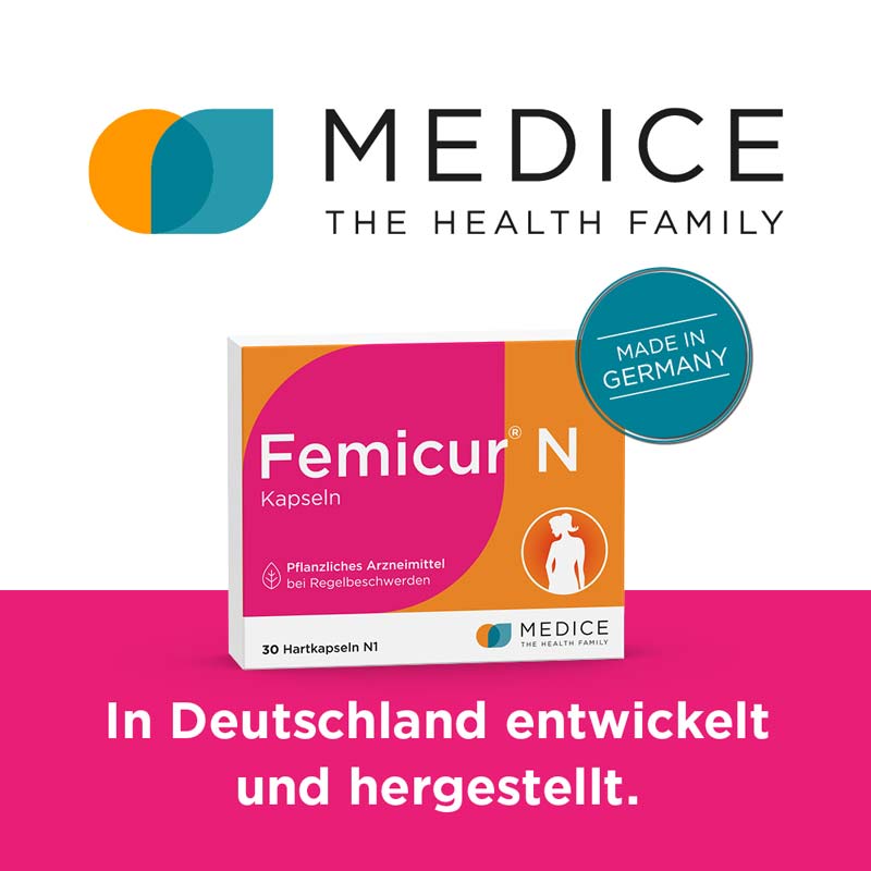 Femicur N Kapseln bei Regelbeschwerden 30 St Hartkapseln
