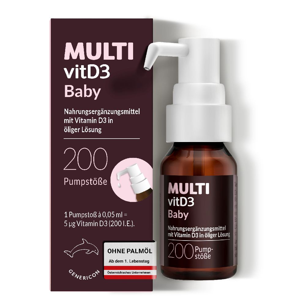 MULTIvitD3 Baby 10 ml Pumplösung