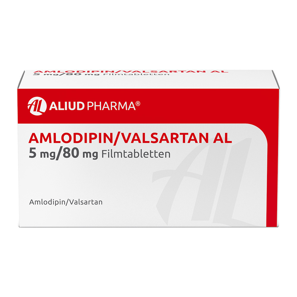 AMLODIPIN / VALSARTAN AL 5mg / 80mg 56 St Filmtabletten