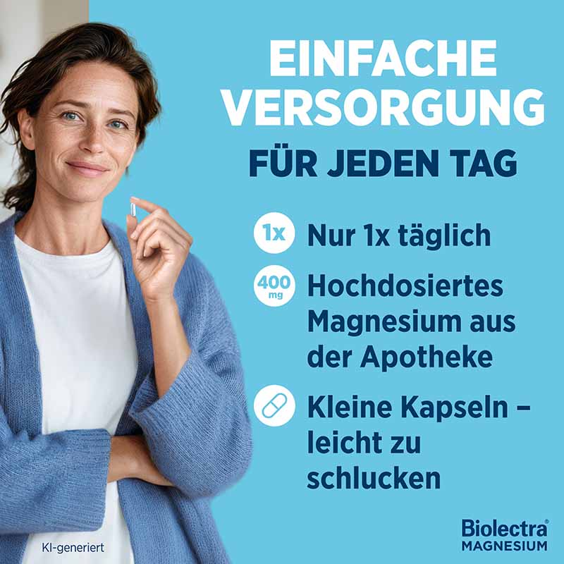 Biolectra MAGNESIUM 400 mg ULTRA  100 St Kapseln