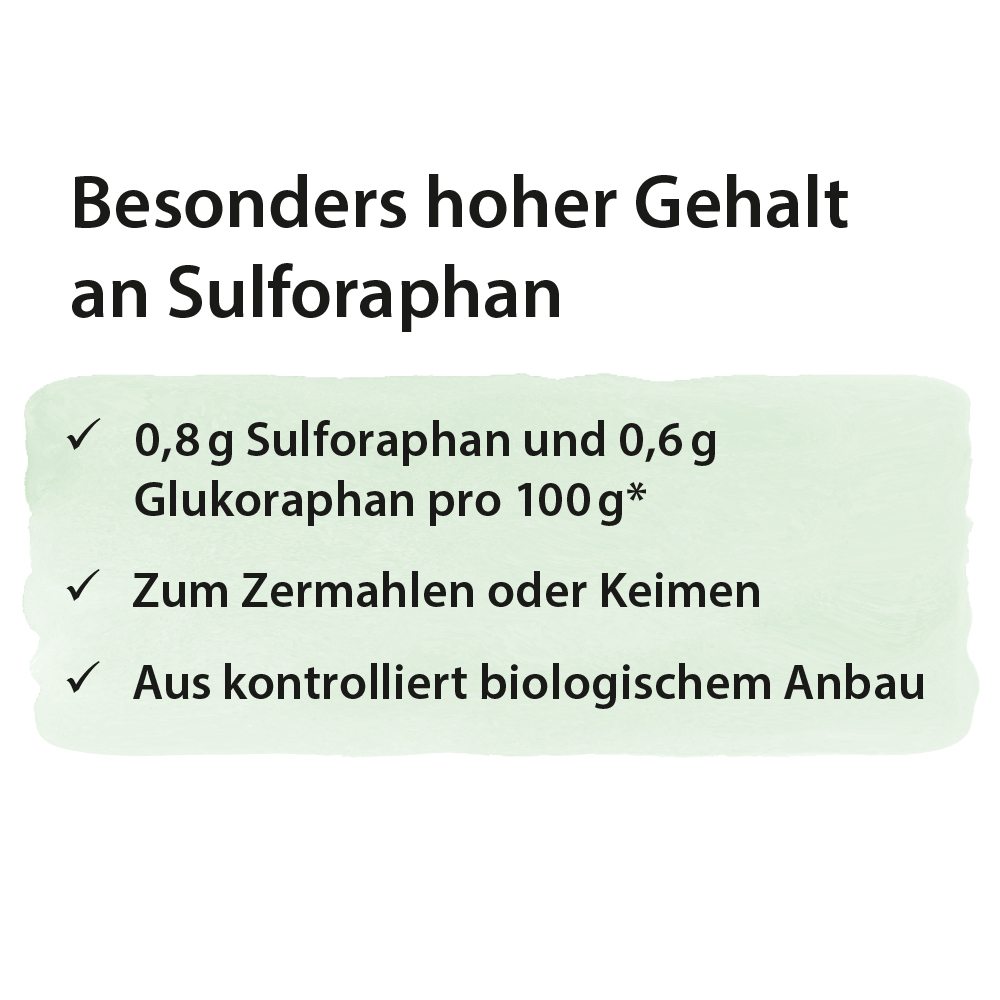 Brokkolisamen Sulfoforte BIO Brokkoli Sulforaphan