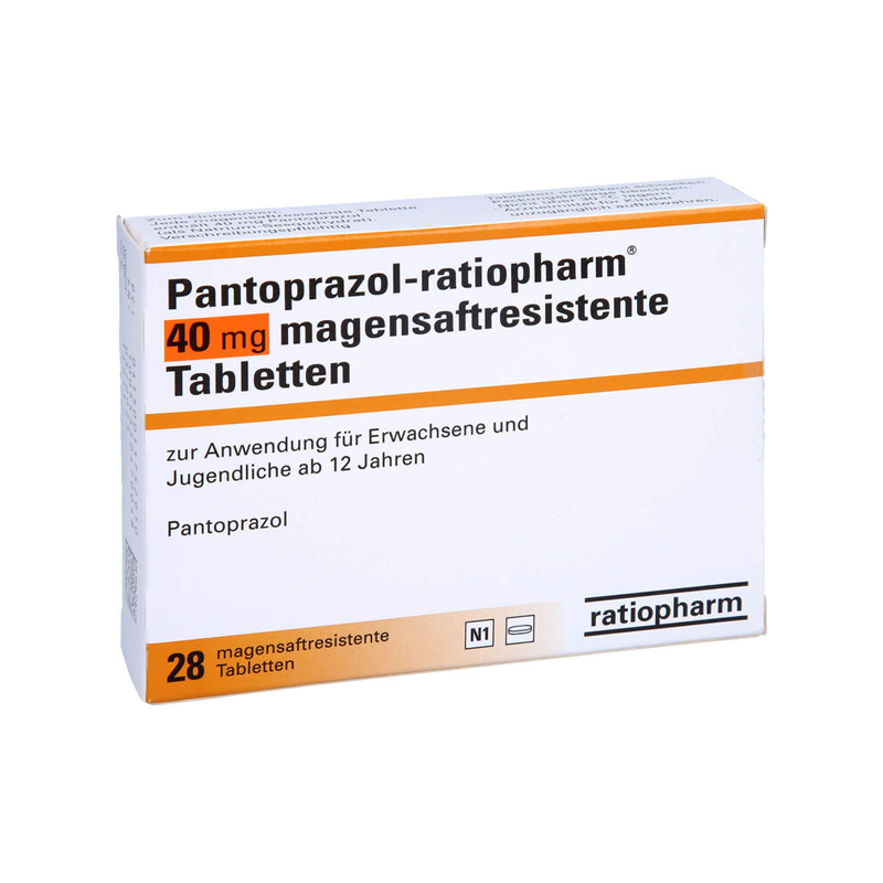 Pantoprazol-ratiopharm 40mg 28 St Tabletten magensaftresistent