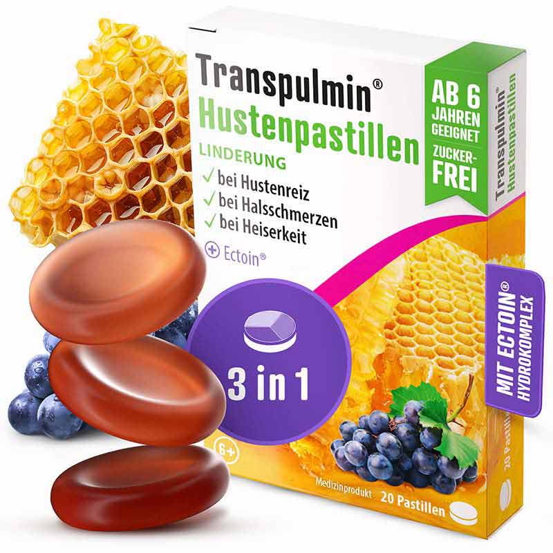 Transpulmin Hustenpastillen  20 St Lutschpastillen