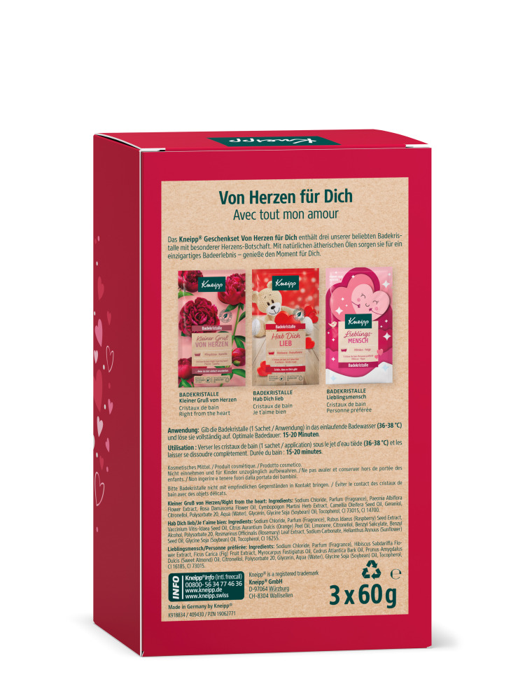 Kneipp Geschenkpackung Von Herzen Für Dich 3X60 g Kombipackung
